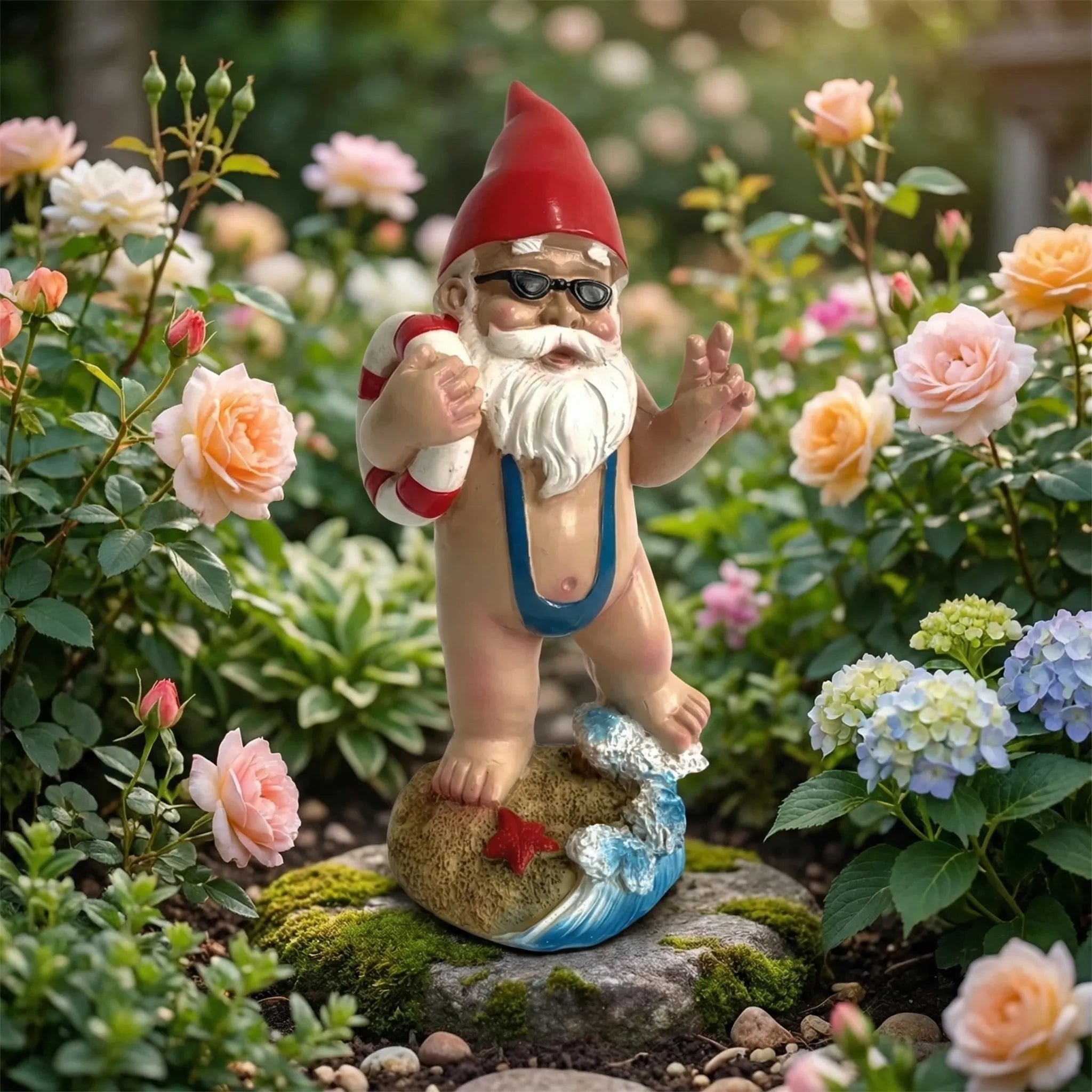 Nordspur | Gnomella Miniature Bikini Gnome Garden Statue