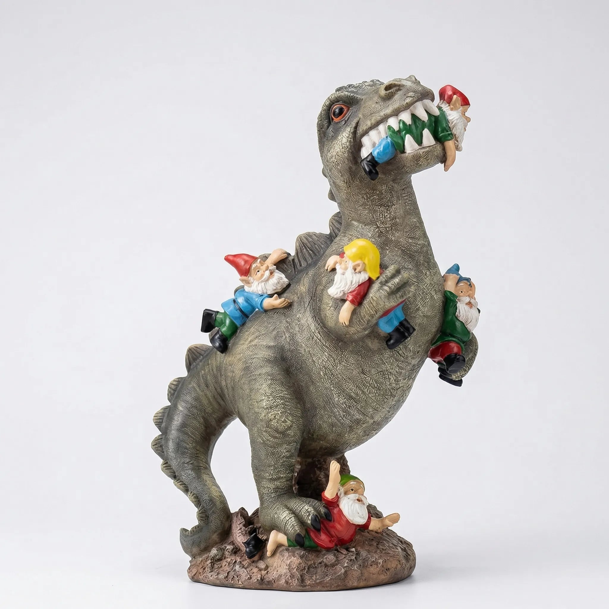 Nordspur | Gnomivore Humorous Outdoor Dinosaur Garden Figurine