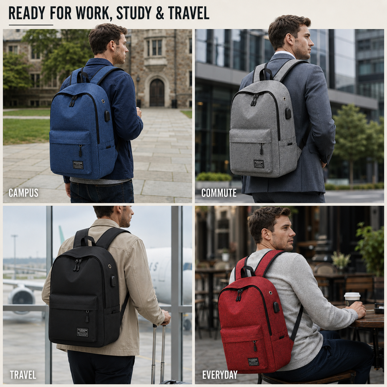 Nordspur | Greyven Large Capacity Minimalist Backpack