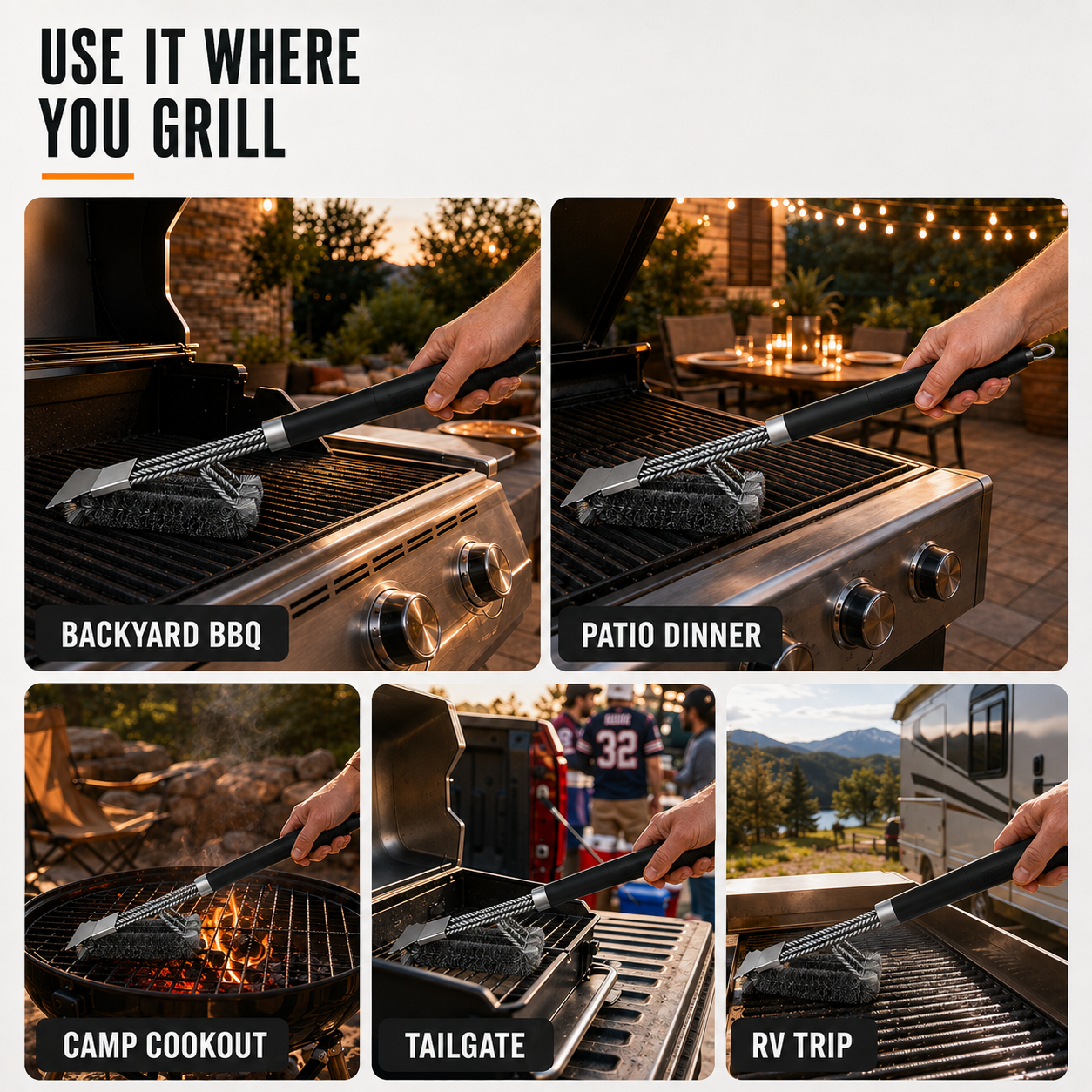 Nordspur | Grilloq Outdoor Barbecue Cleaning Brush