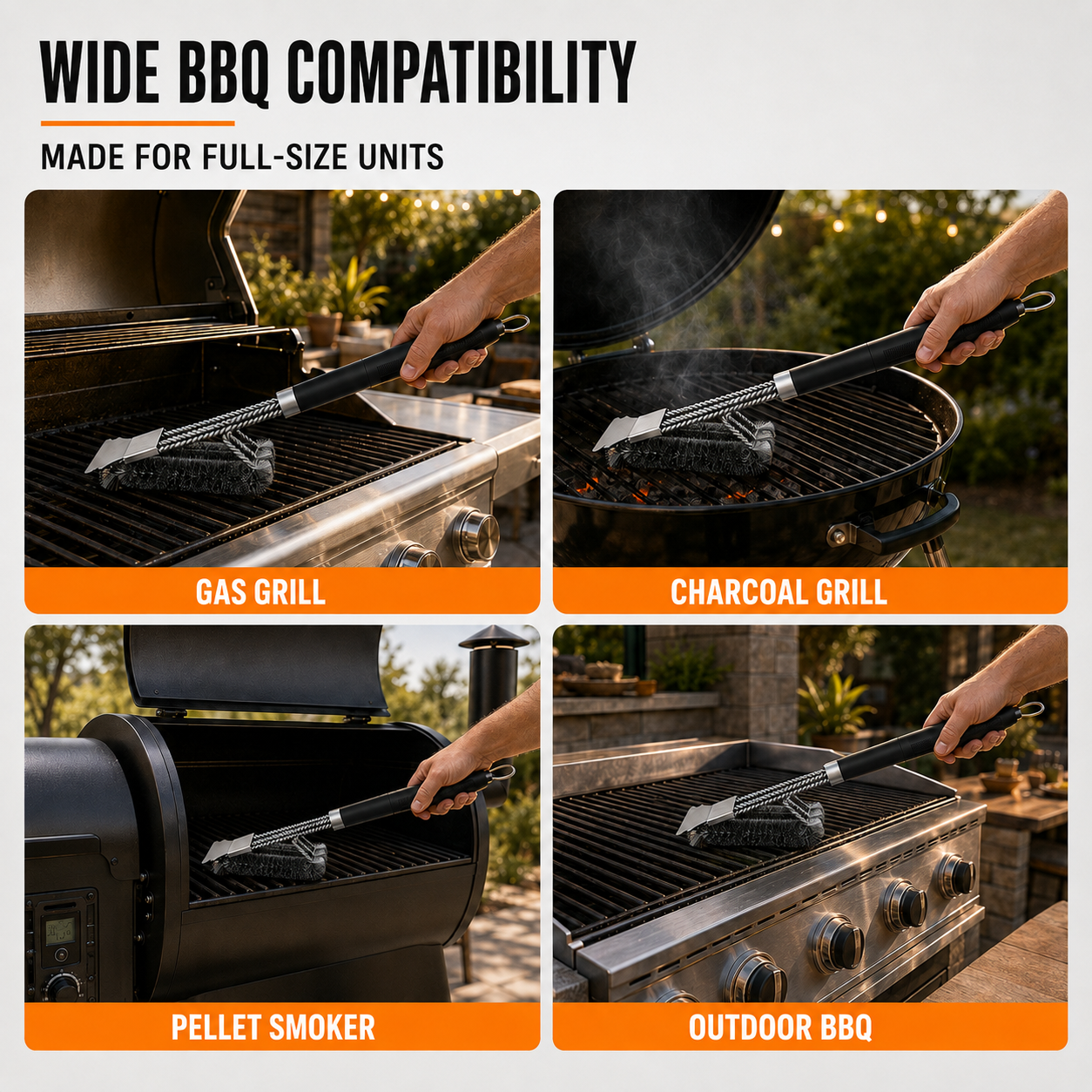 Nordspur | Grilloq Outdoor Barbecue Cleaning Brush