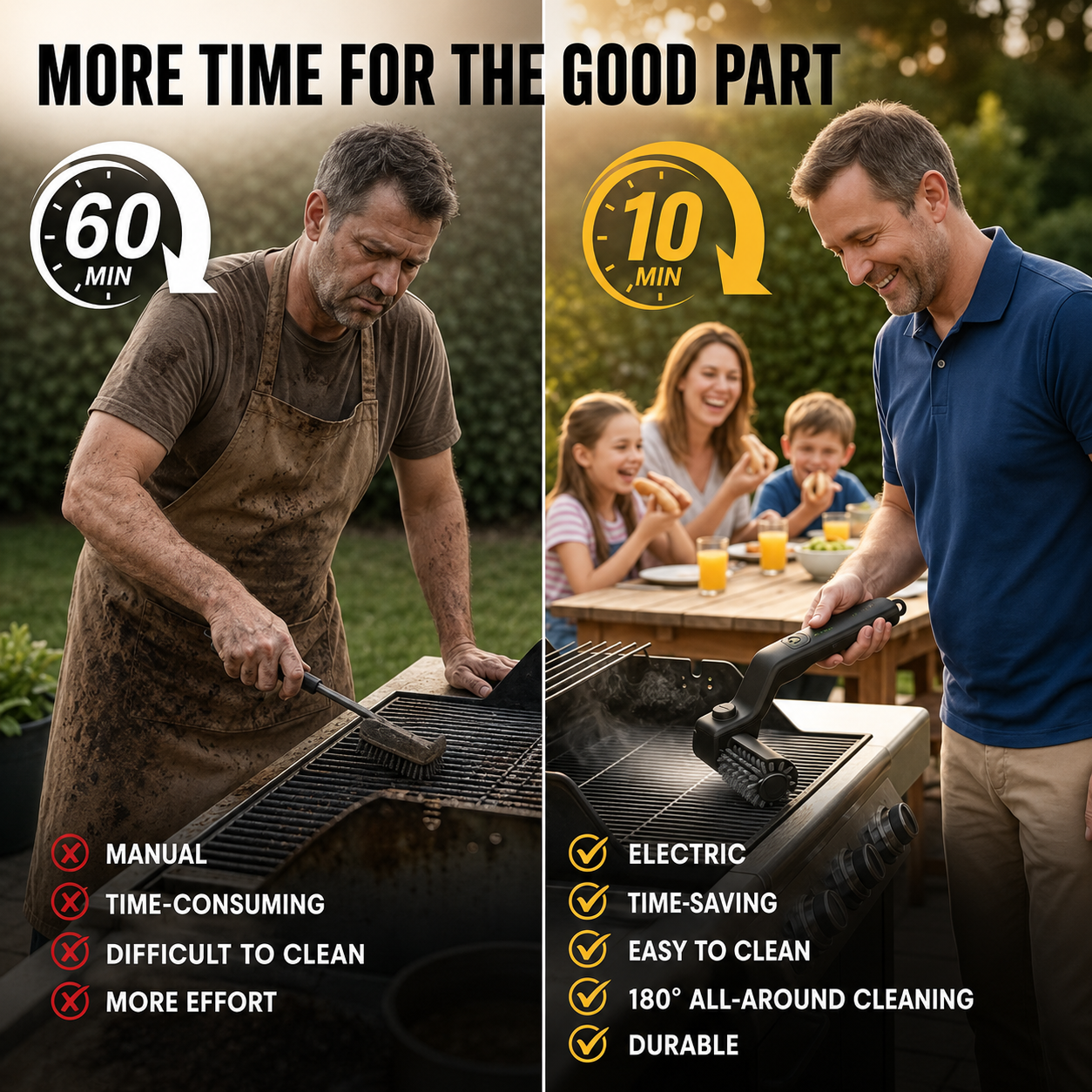 Nordspur | Grillora Cordless Electric Grill Brush