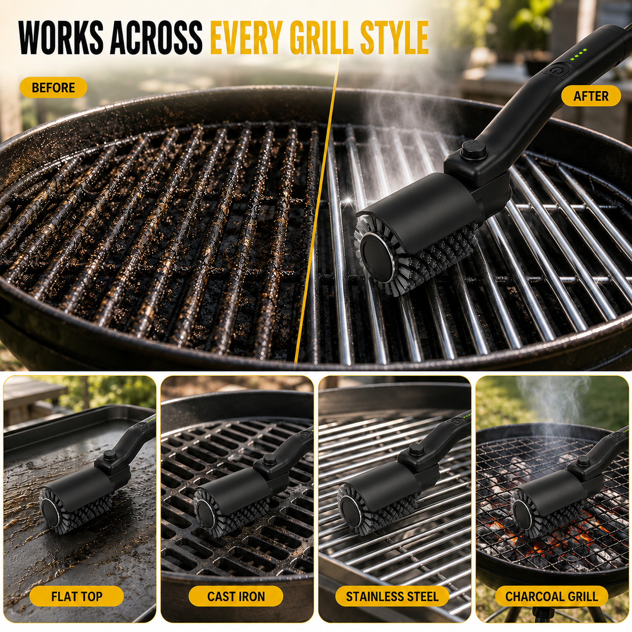 Nordspur | Grillora Cordless Electric Grill Brush