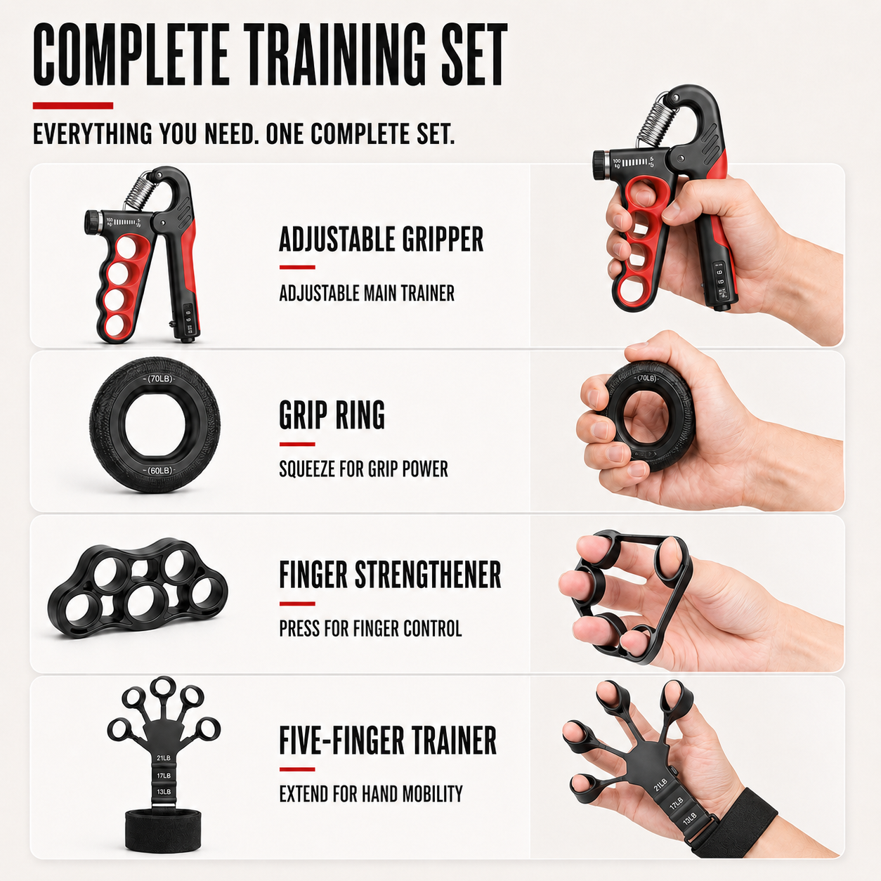 Nordspur | Grippora Adjustable Metal Hand Gripper