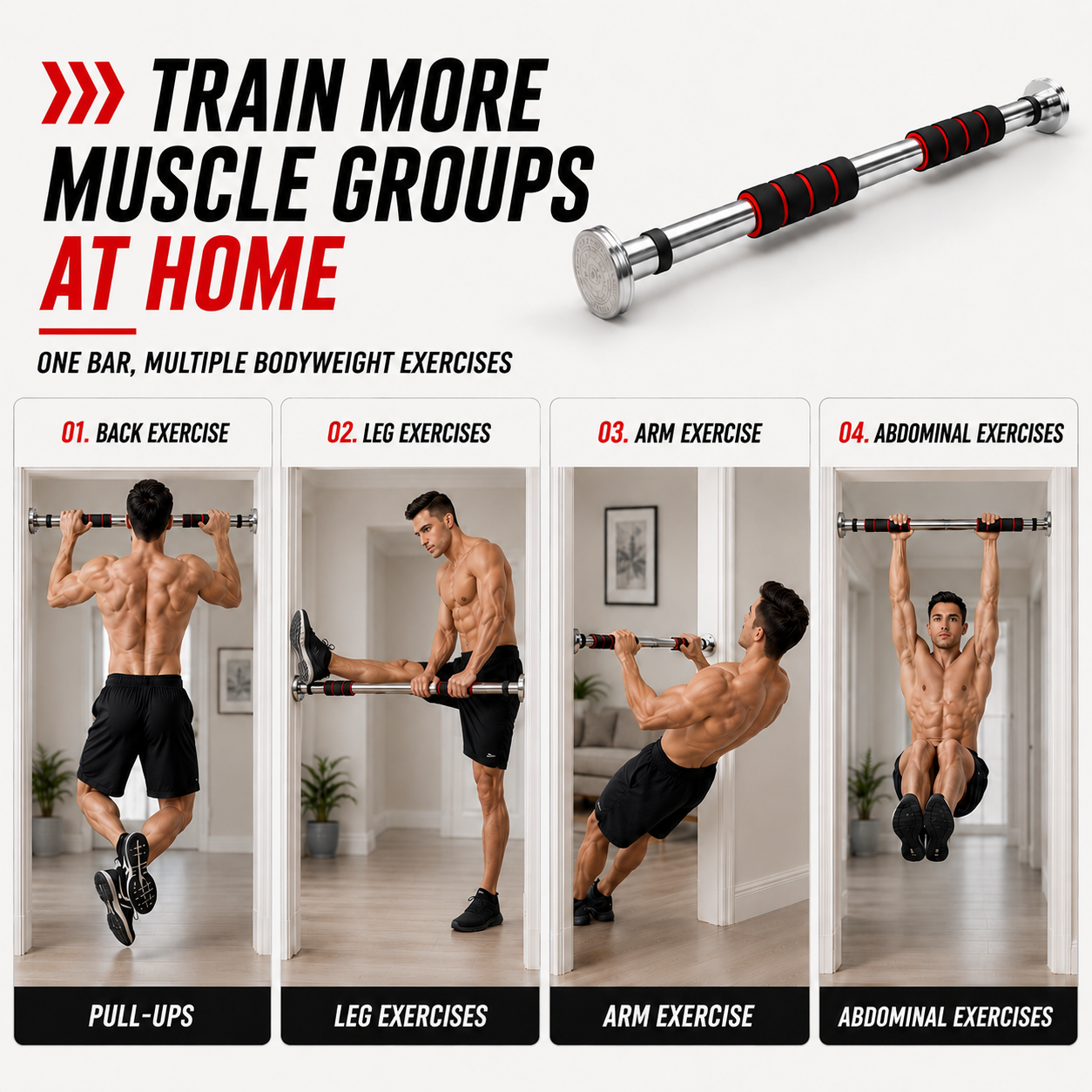 Nordspur | Gripylon Telescopic Doorway Pull Up Bar