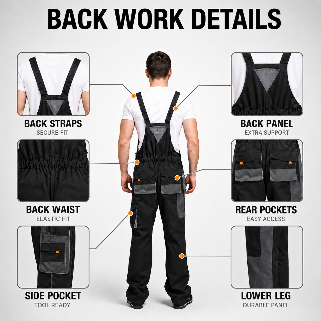 Nordspur | Gruvtek Multi-Pocket Bib Overall Workwear Suit