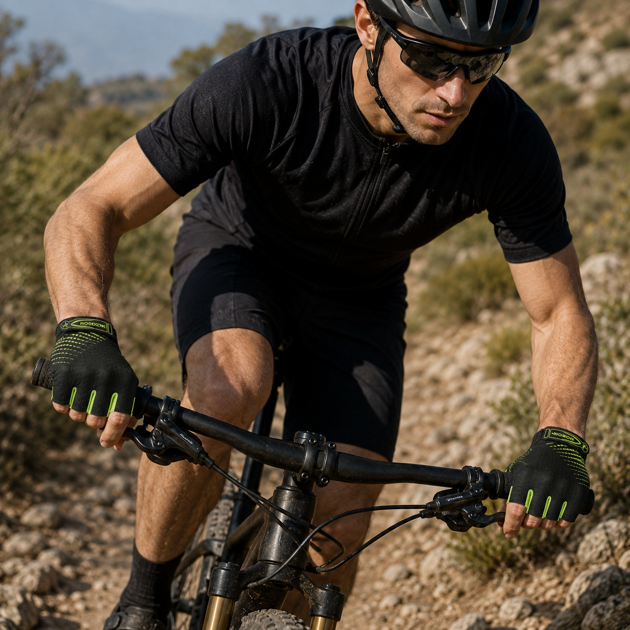 Nordspur | Half Finger Gel Padded Gloves