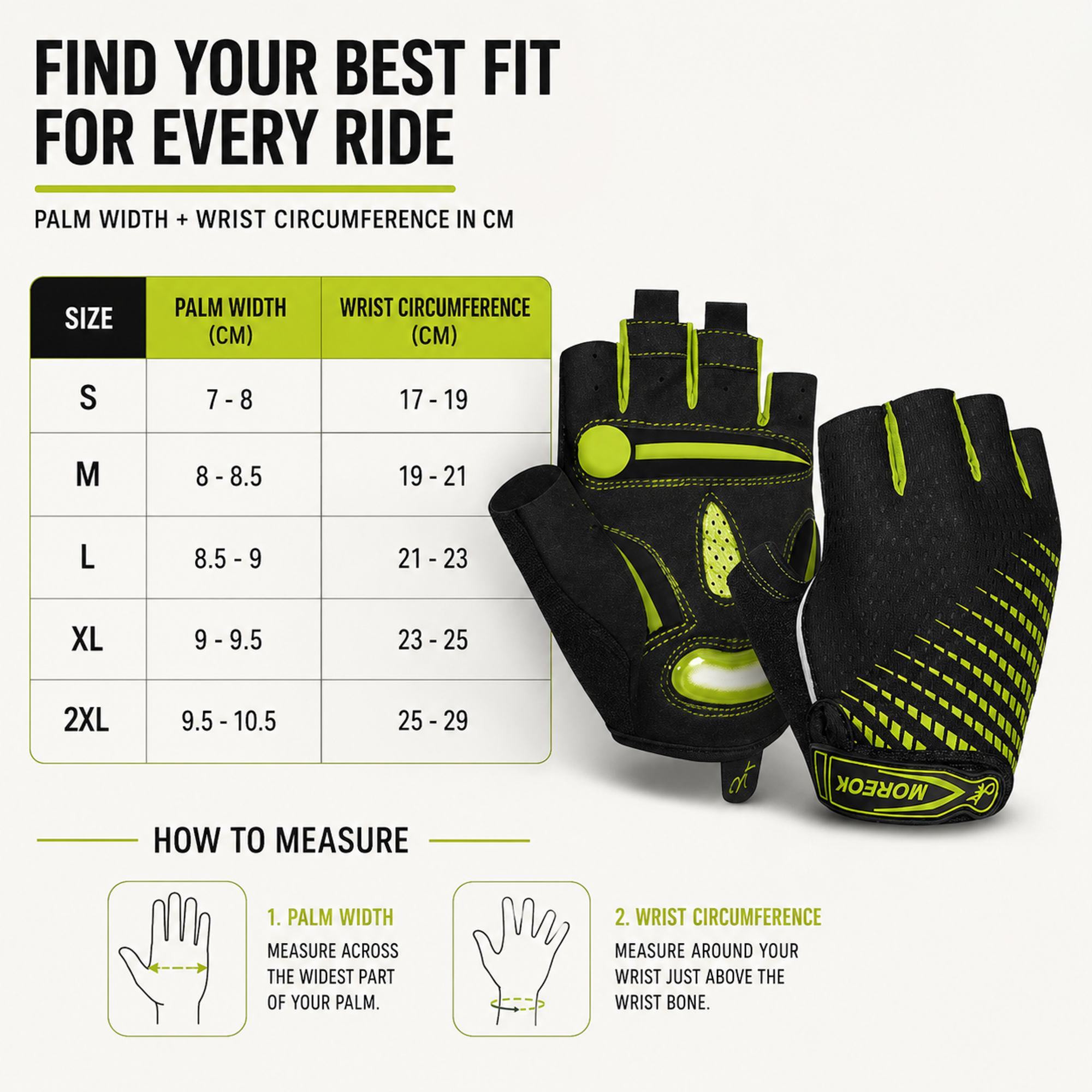 Nordspur | Half Finger Gel Padded Gloves
