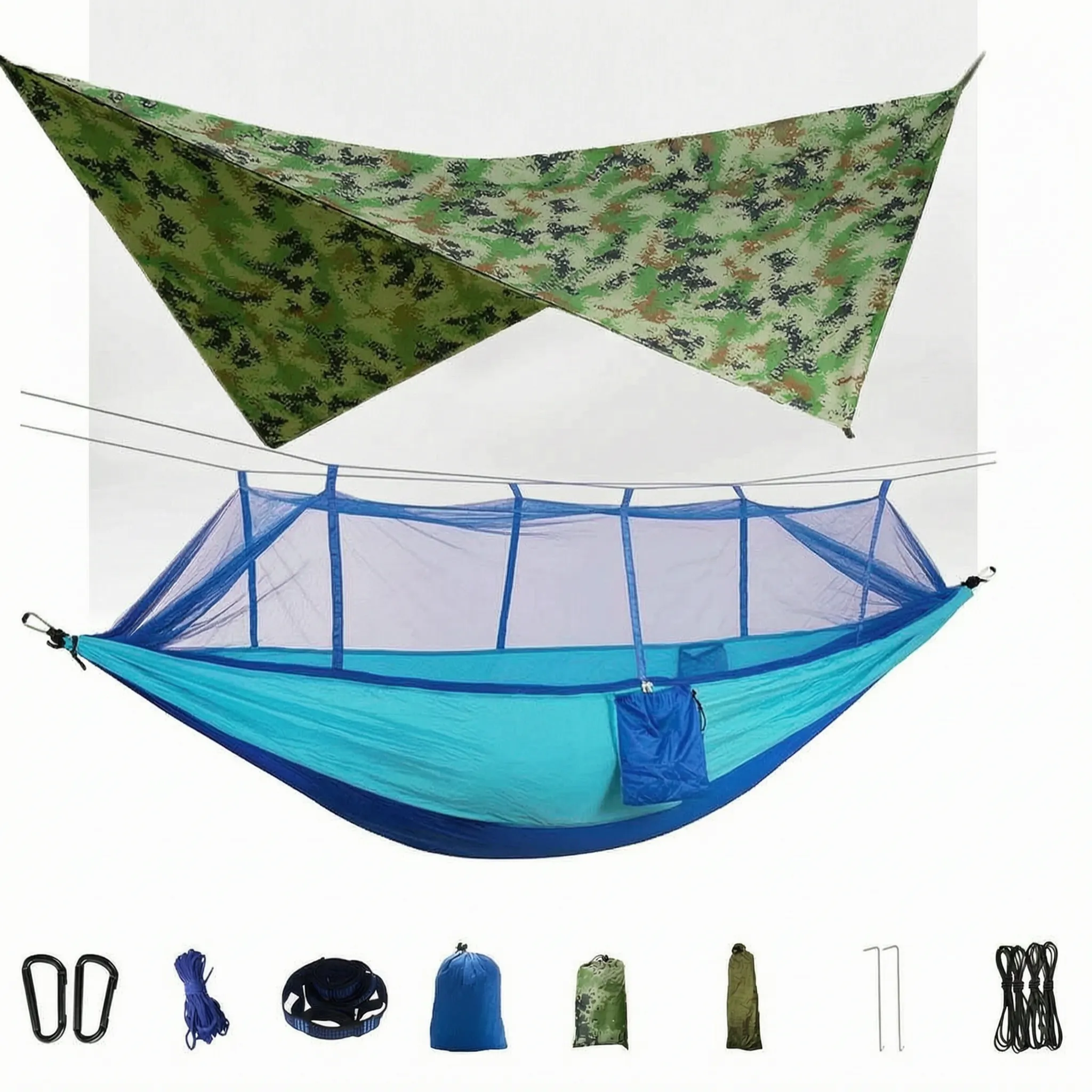 Nordspur | Hammora Double Outdoor Camping Setup With Suspended Hammock