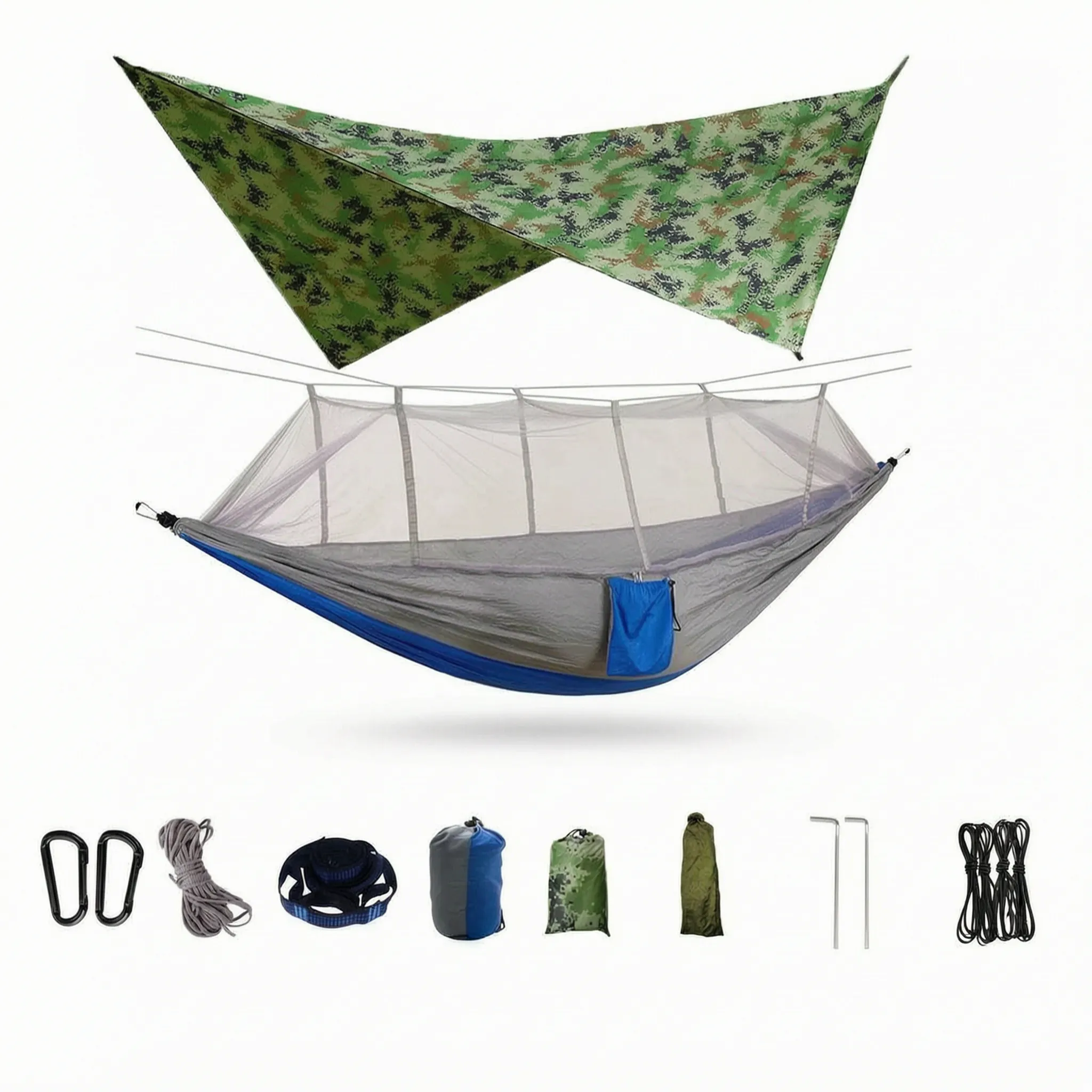 Nordspur | Hammora Double Outdoor Camping Setup With Suspended Hammock