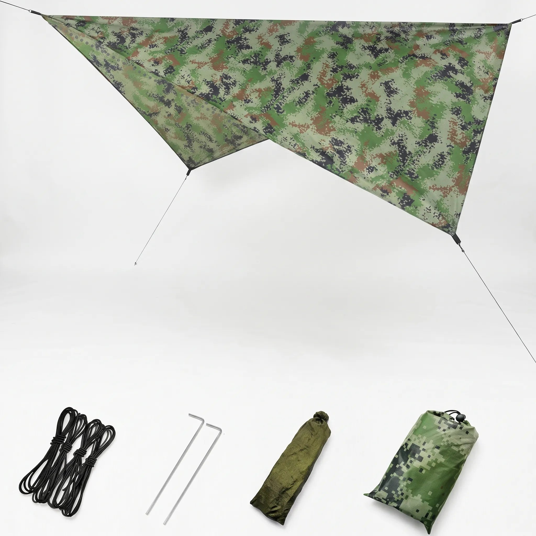 Nordspur | Hammora Double Outdoor Camping Setup With Suspended Hammock