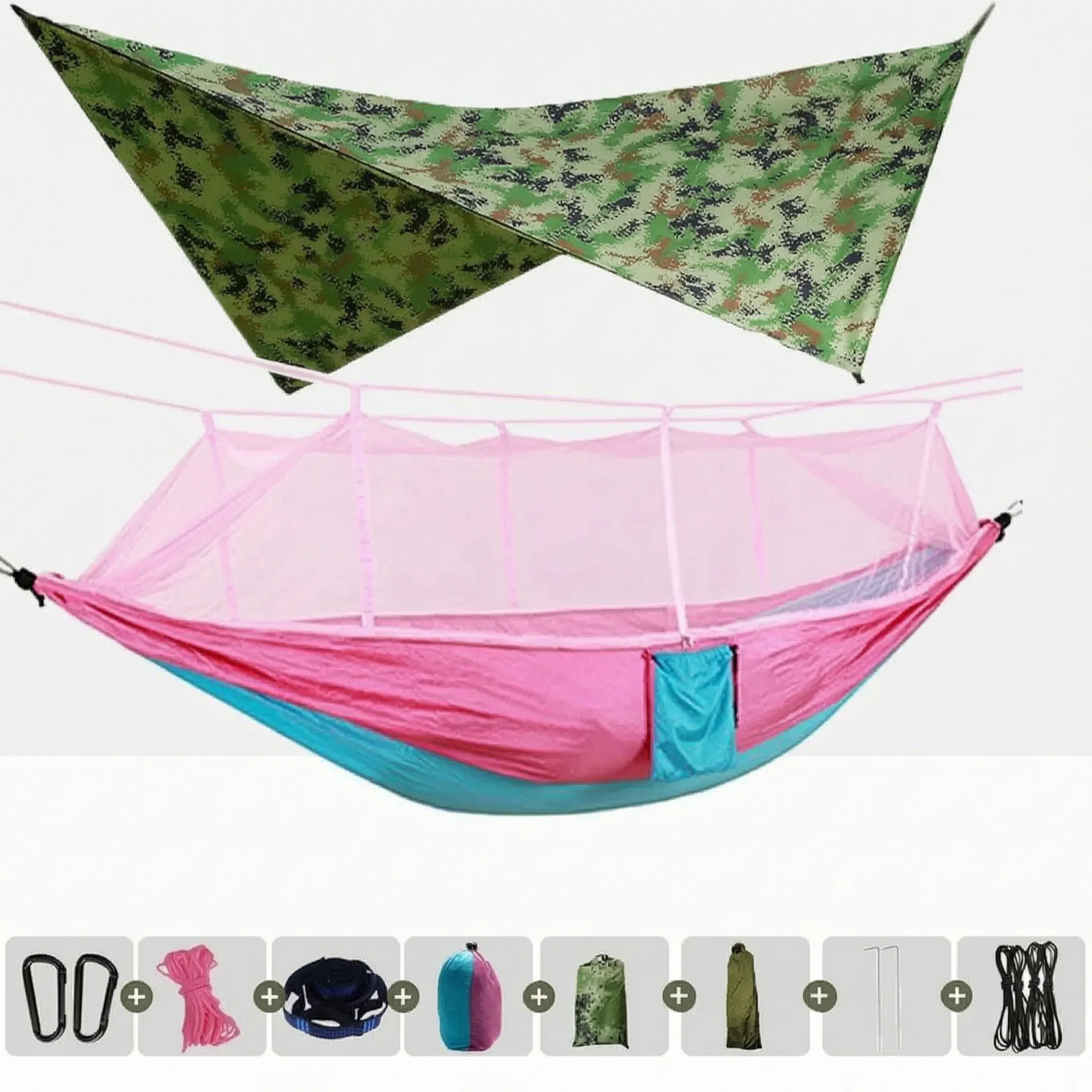 Nordspur | Hammora Double Outdoor Camping Setup With Suspended Hammock