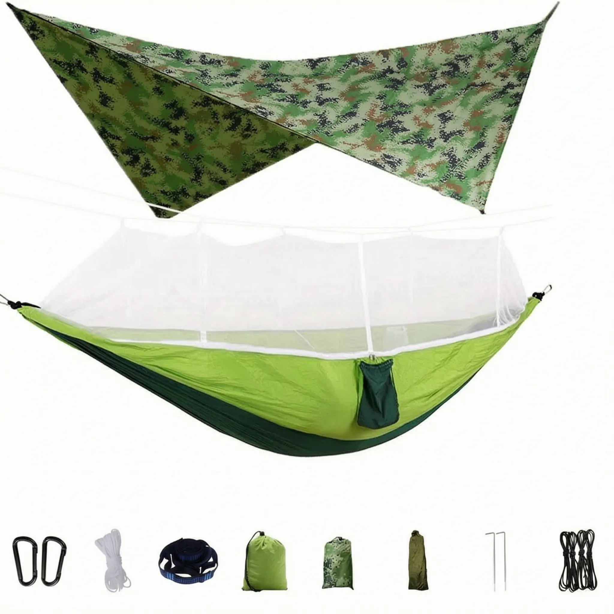 Nordspur | Hammora Double Outdoor Camping Setup With Suspended Hammock