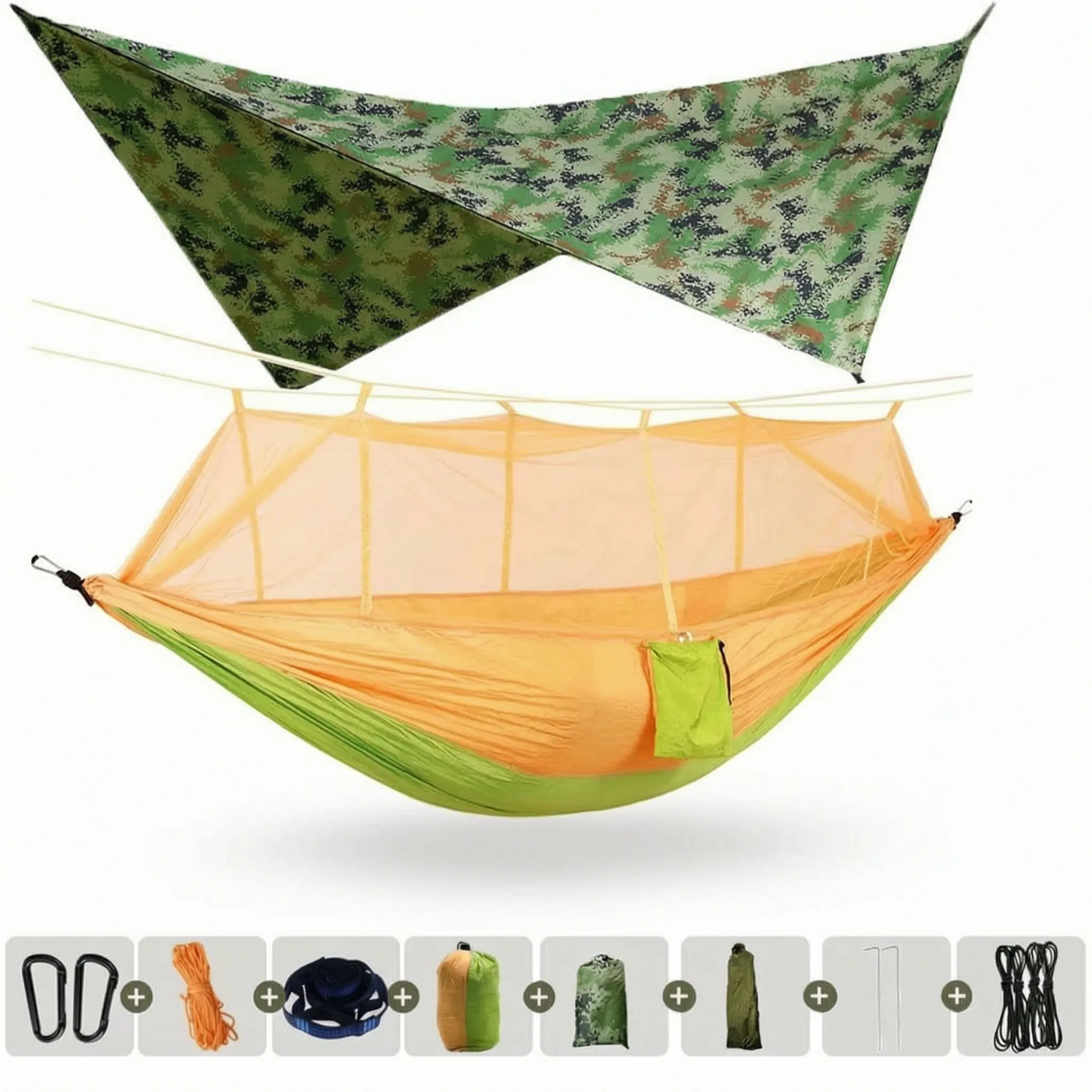 Nordspur | Hammora Double Outdoor Camping Setup With Suspended Hammock