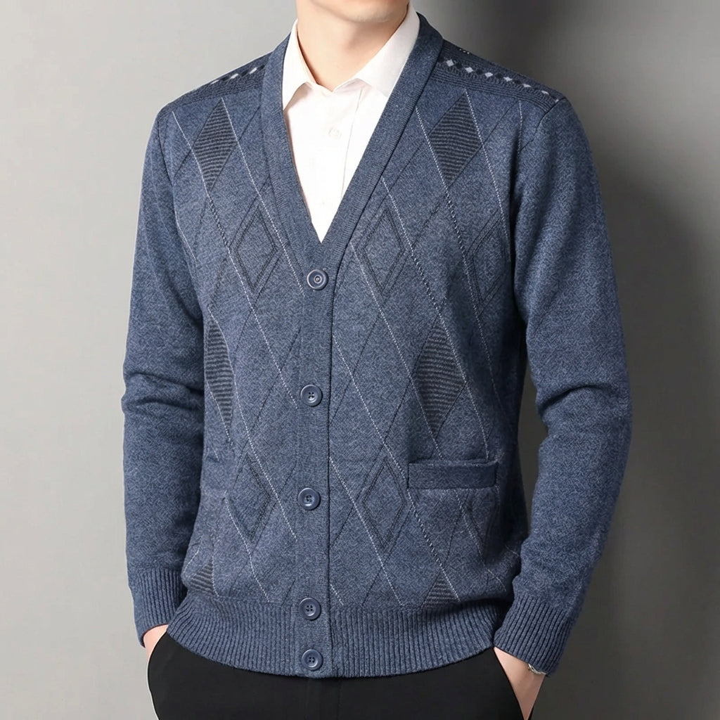 Nordspur | Harrowell Button Front V Neck Cardigan