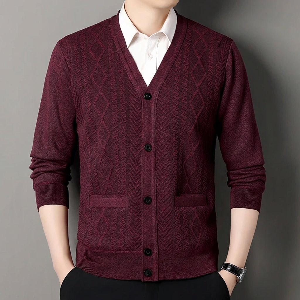Nordspur | Harrowell Button Front V Neck Cardigan