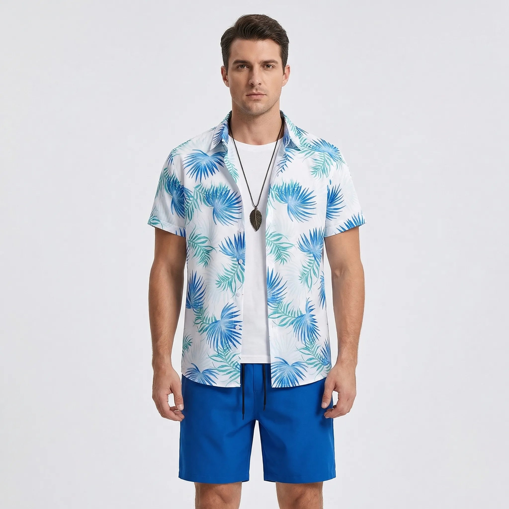 Nordspur | Havano Printed Short Sleeve Shirt And Shorts Set