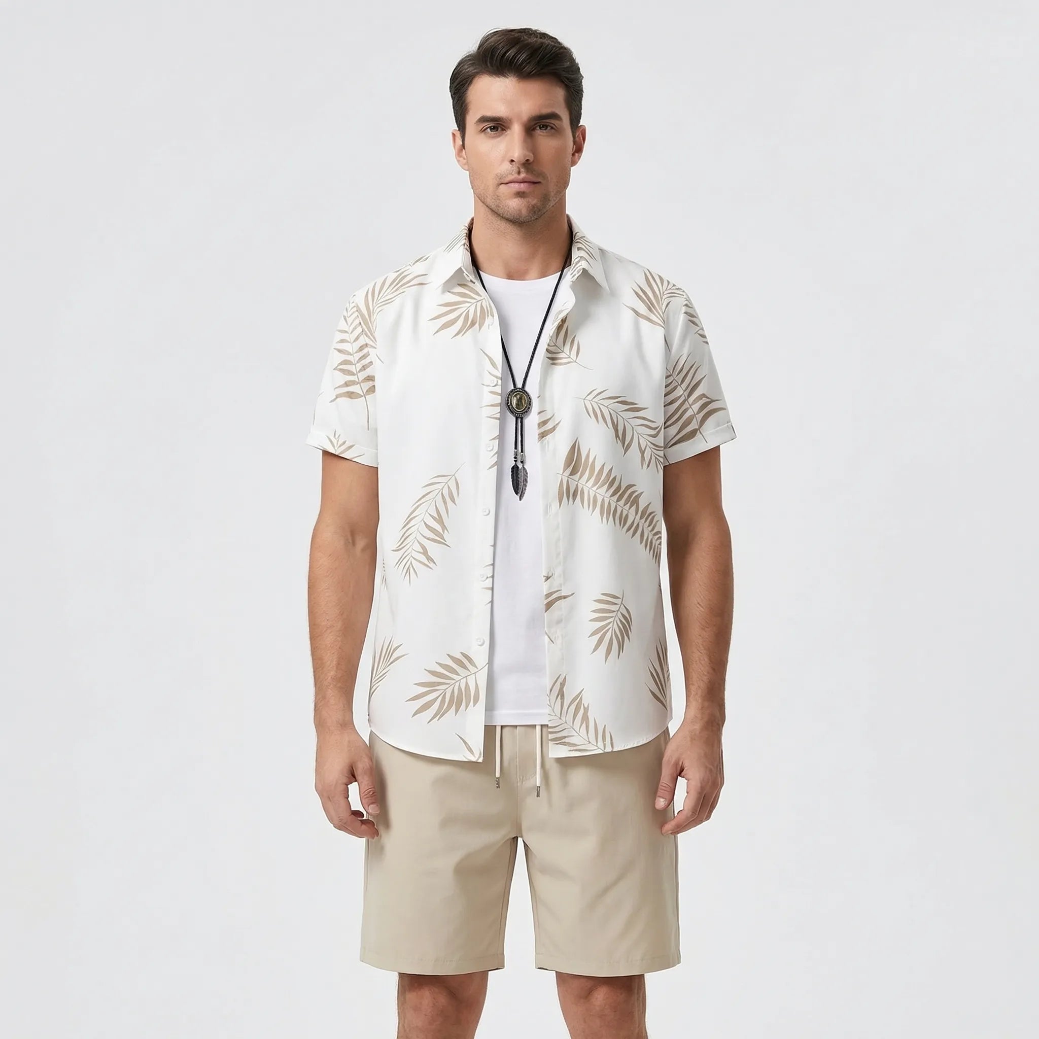Nordspur | Havano Printed Short Sleeve Shirt And Shorts Set