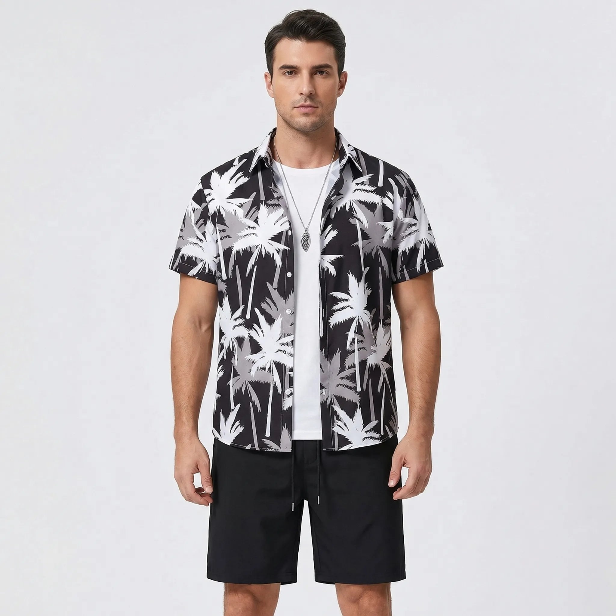 Nordspur | Havano Printed Short Sleeve Shirt And Shorts Set