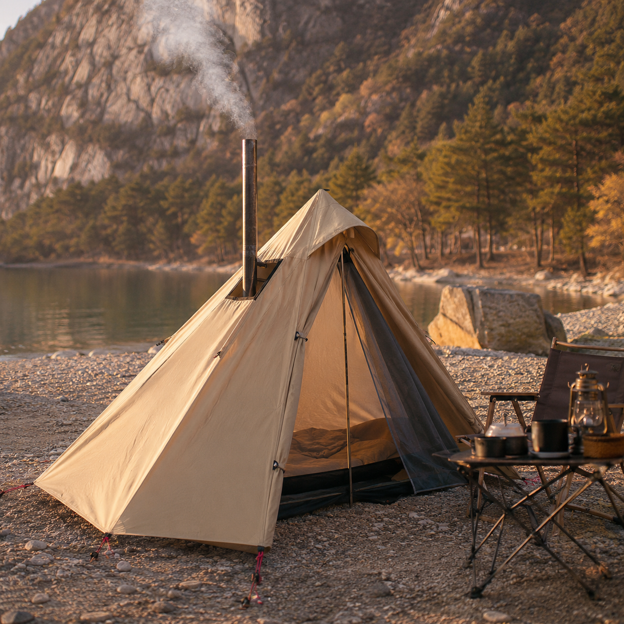 Nordspur | HearthPeak Single Person Pyramid Tent