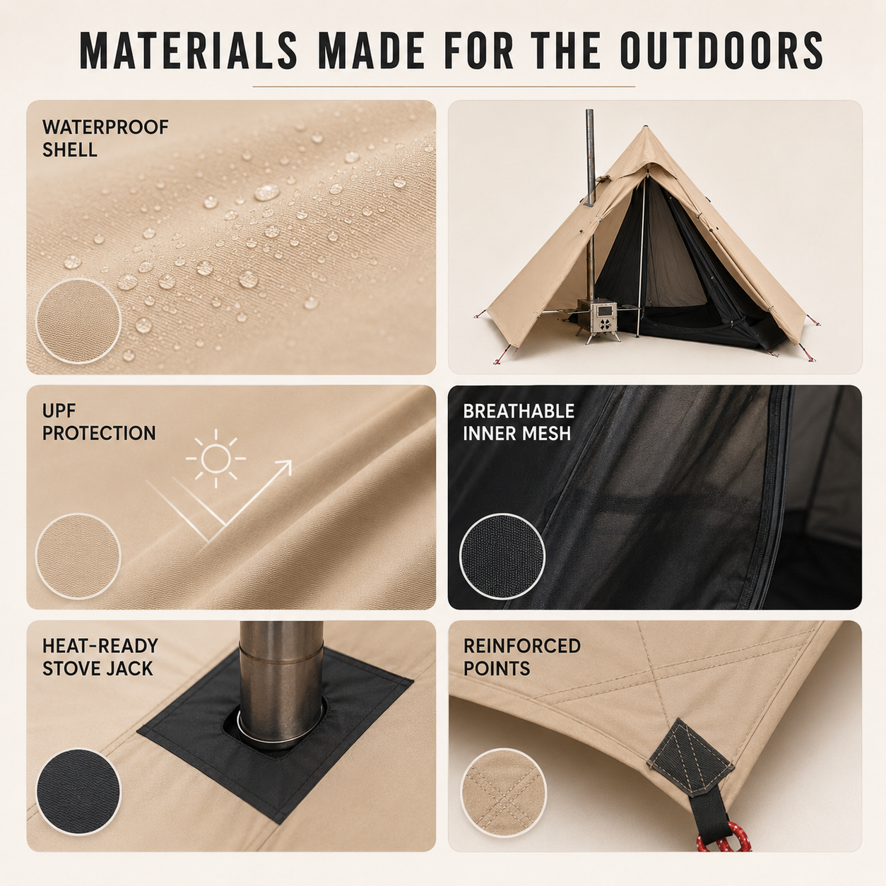 Nordspur | HearthPeak Single Person Pyramid Tent