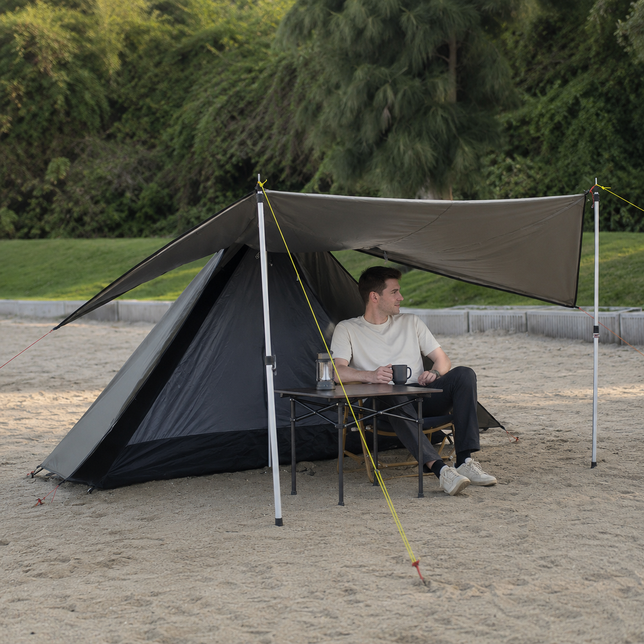 Nordspur | HearthPeak Single Person Pyramid Tent