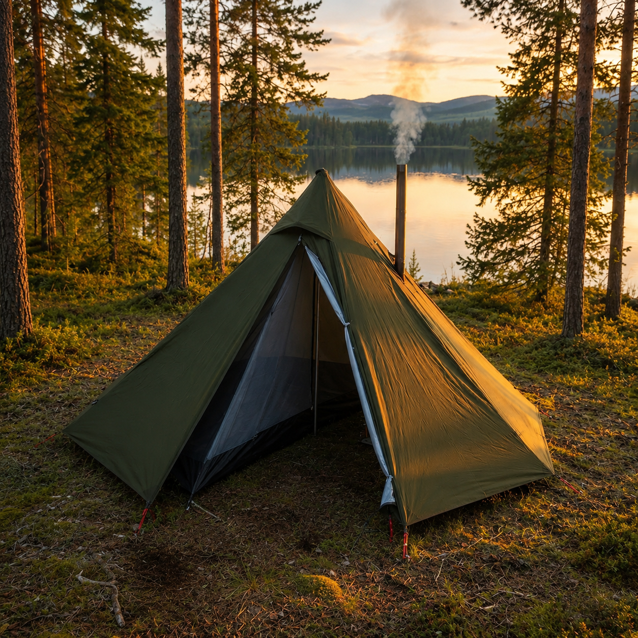 Nordspur | HearthPeak Single Person Pyramid Tent