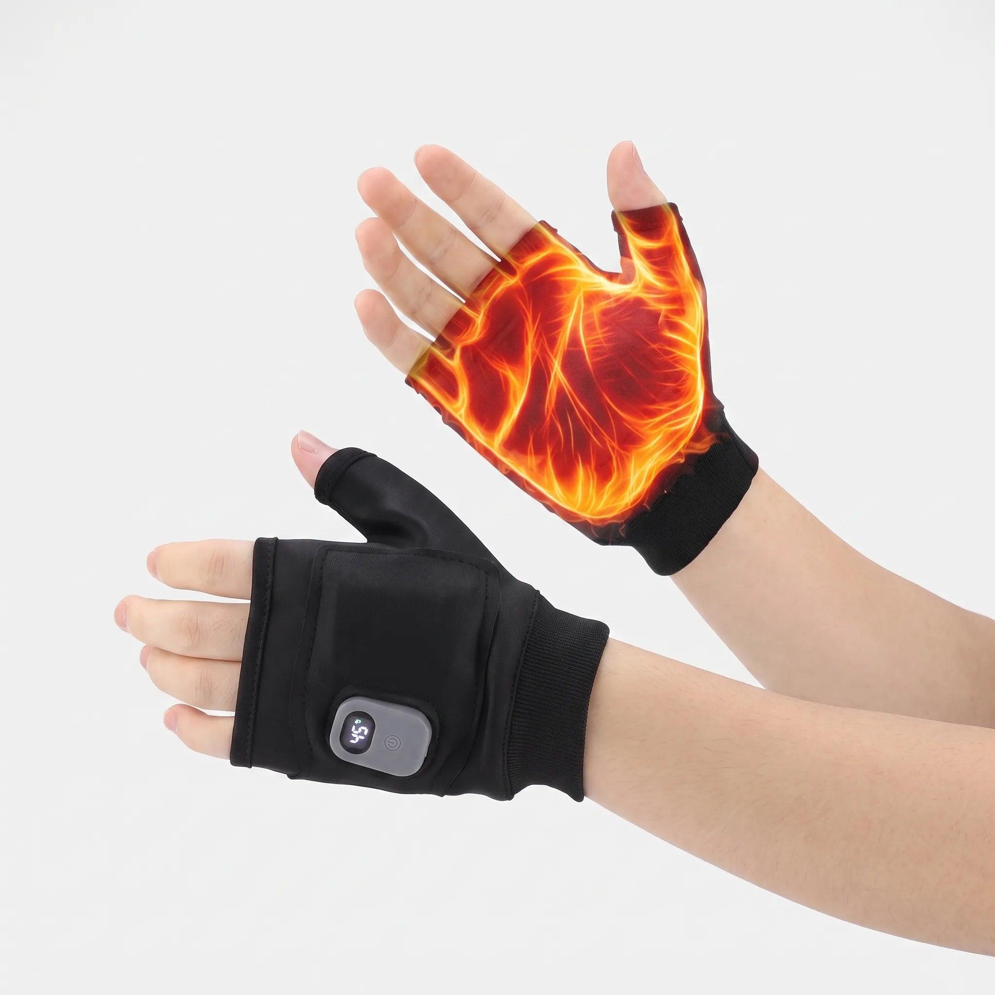 Nordspur | HeatPulse Rechargeable Heated Fingerless Gloves