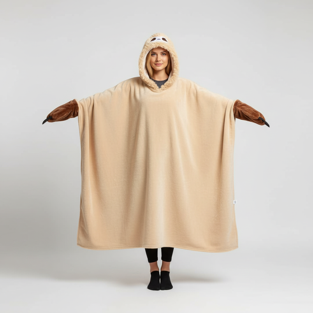 Nordspur | Hooded Wearable Fleece Cape