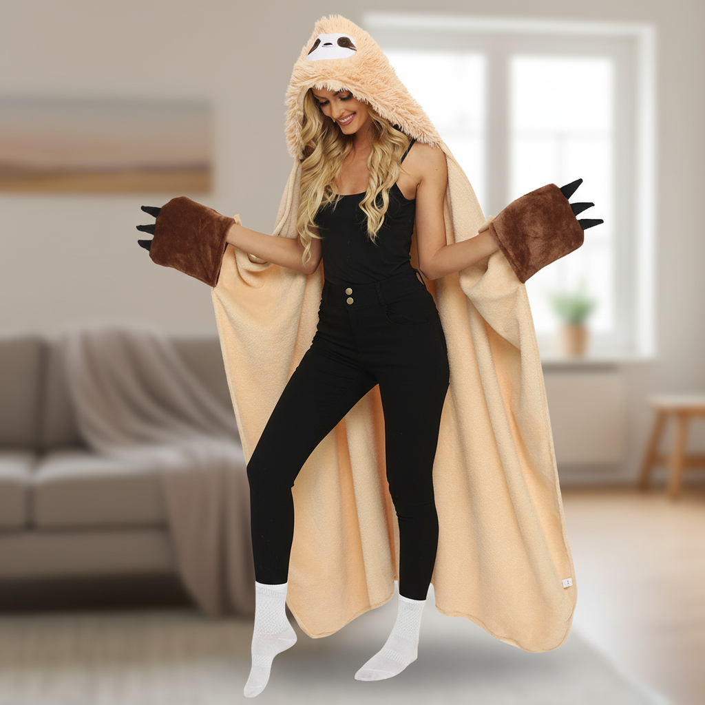 Nordspur | Hooded Wearable Fleece Cape