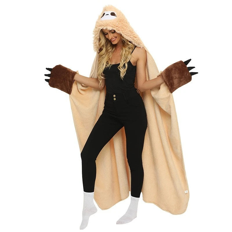 Nordspur | Hooded Wearable Fleece Cape