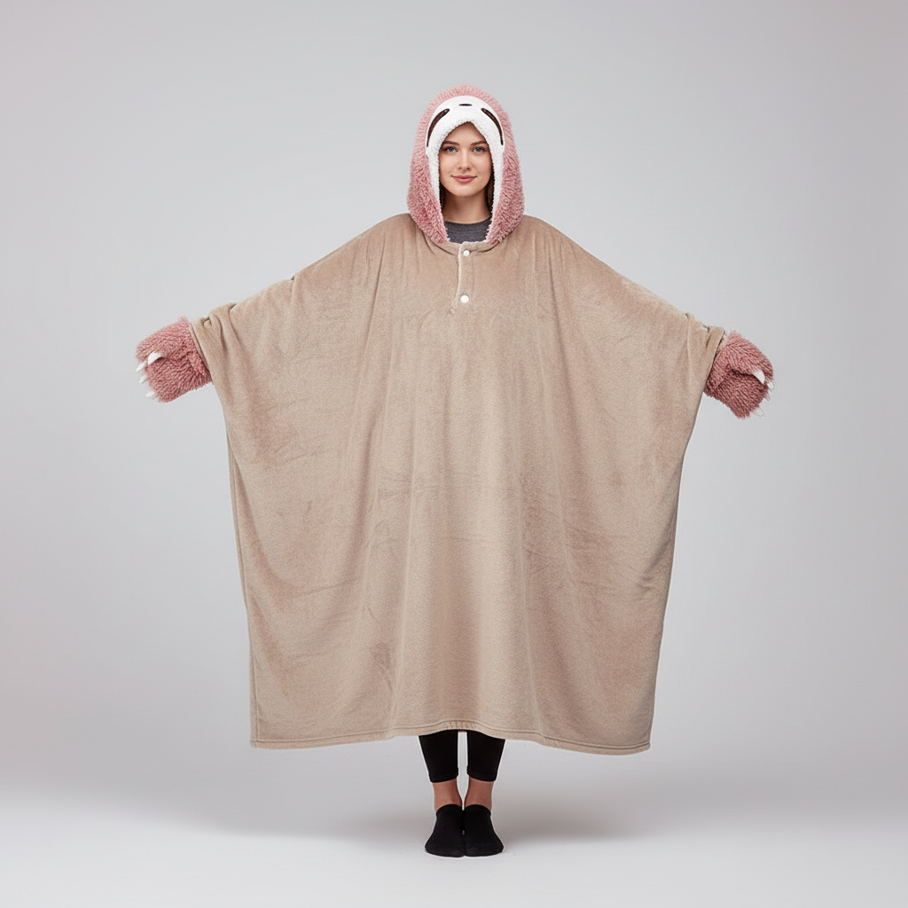 Nordspur | Hooded Wearable Fleece Cape