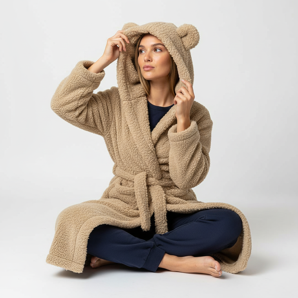 Nordspur | Hugmora Hooded Knee Length Robe