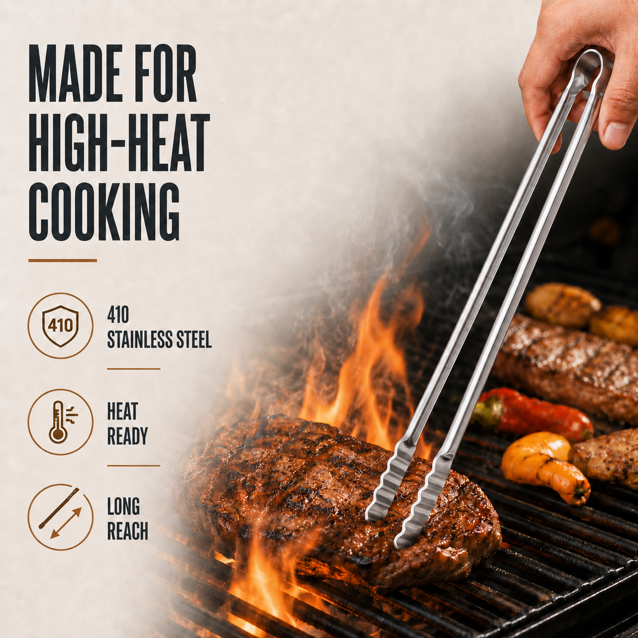 Nordspur | Ignisys Extra-Long Grilling Tongs