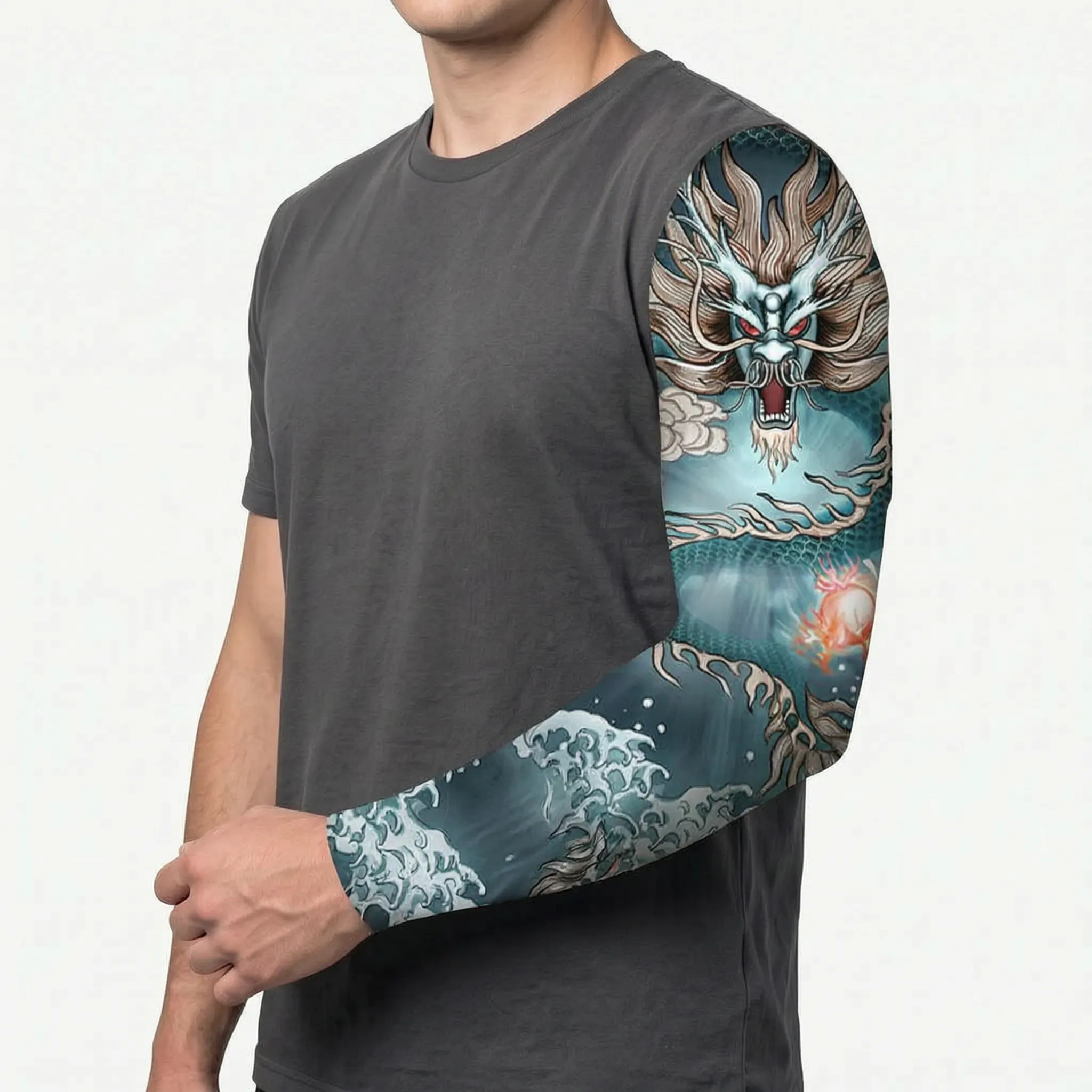 Nordspur | Inkovia Casual Printed Faux Tattoo Arm Sleeve