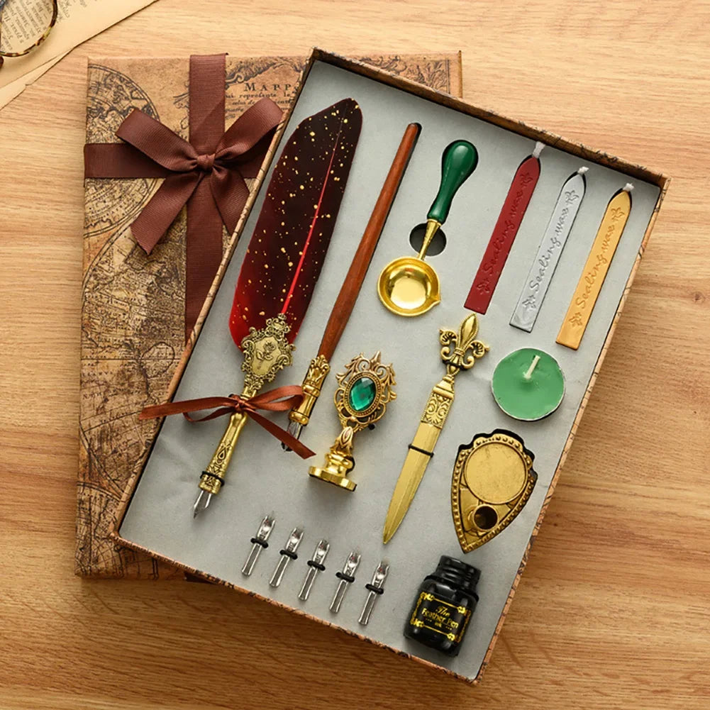 Nordspur | Inkspirex Retro Feather Writing Set 5 Pieces