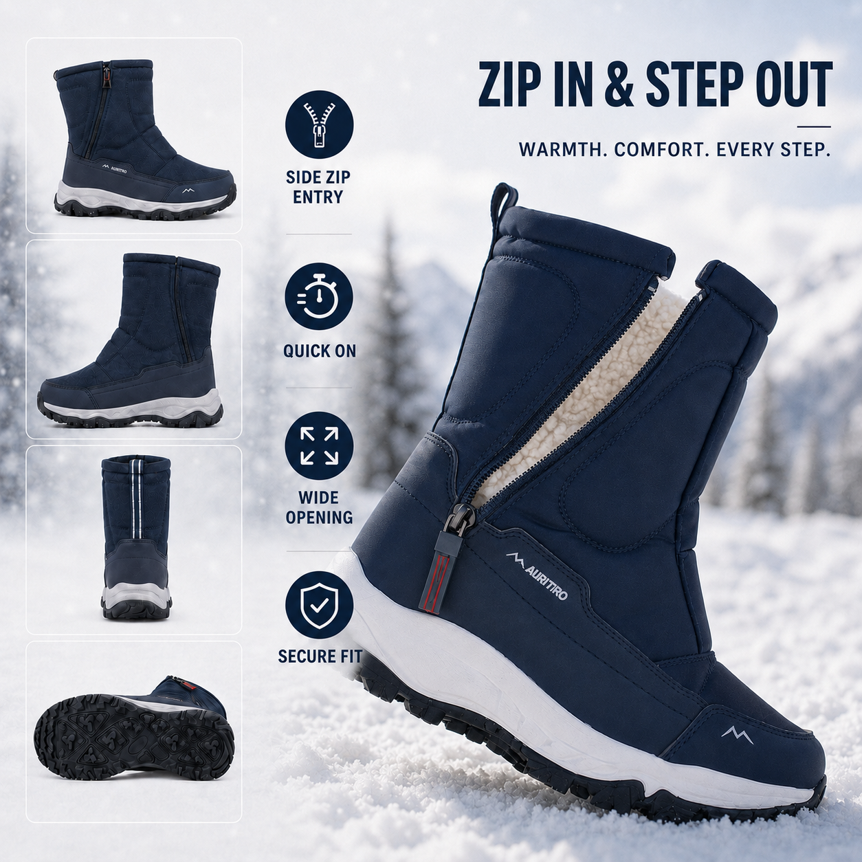 Nordspur | Insulated Waterproof Winter Boots