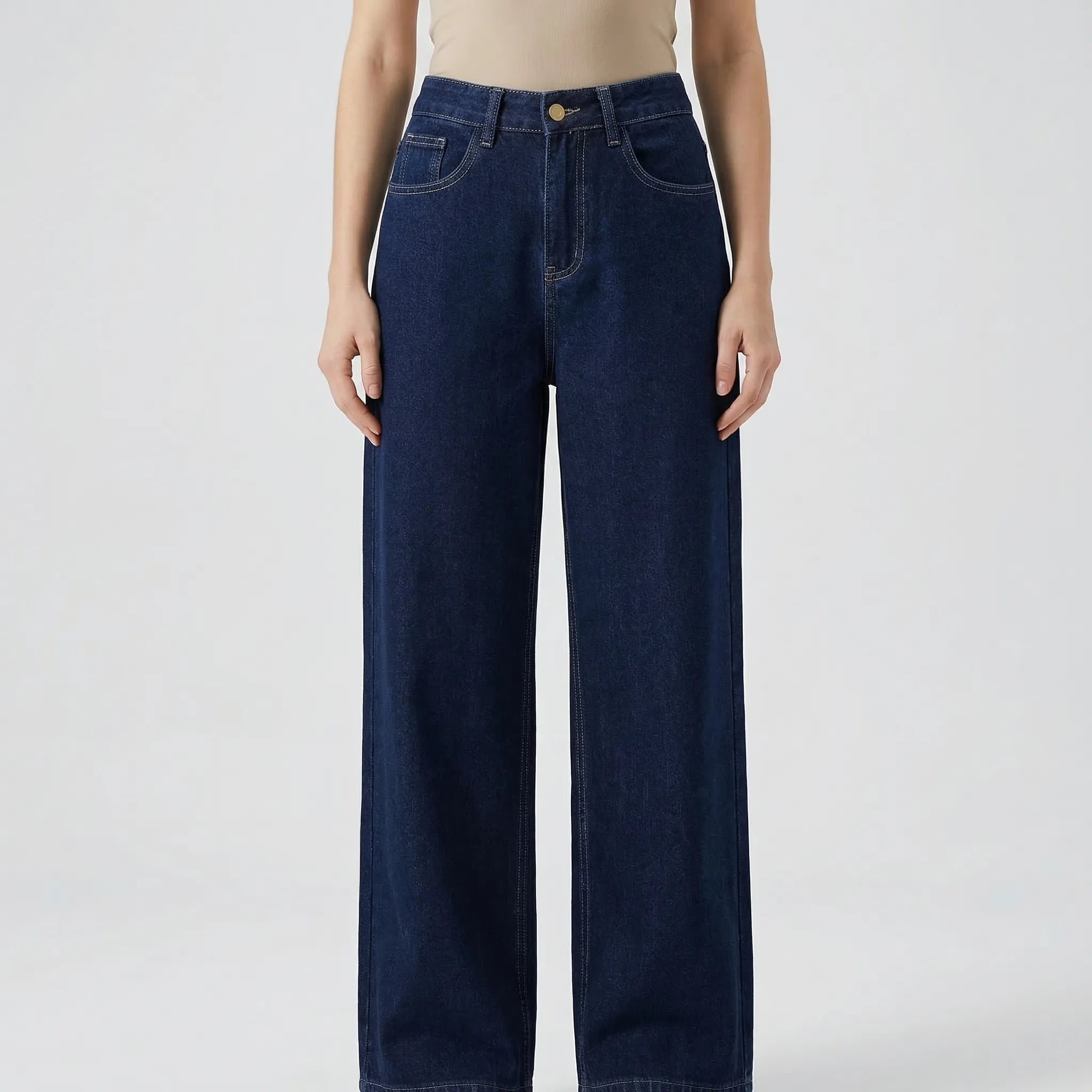 Nordspur | Jacsetta Two-Piece Belted Denim Jacket And Trouser Set