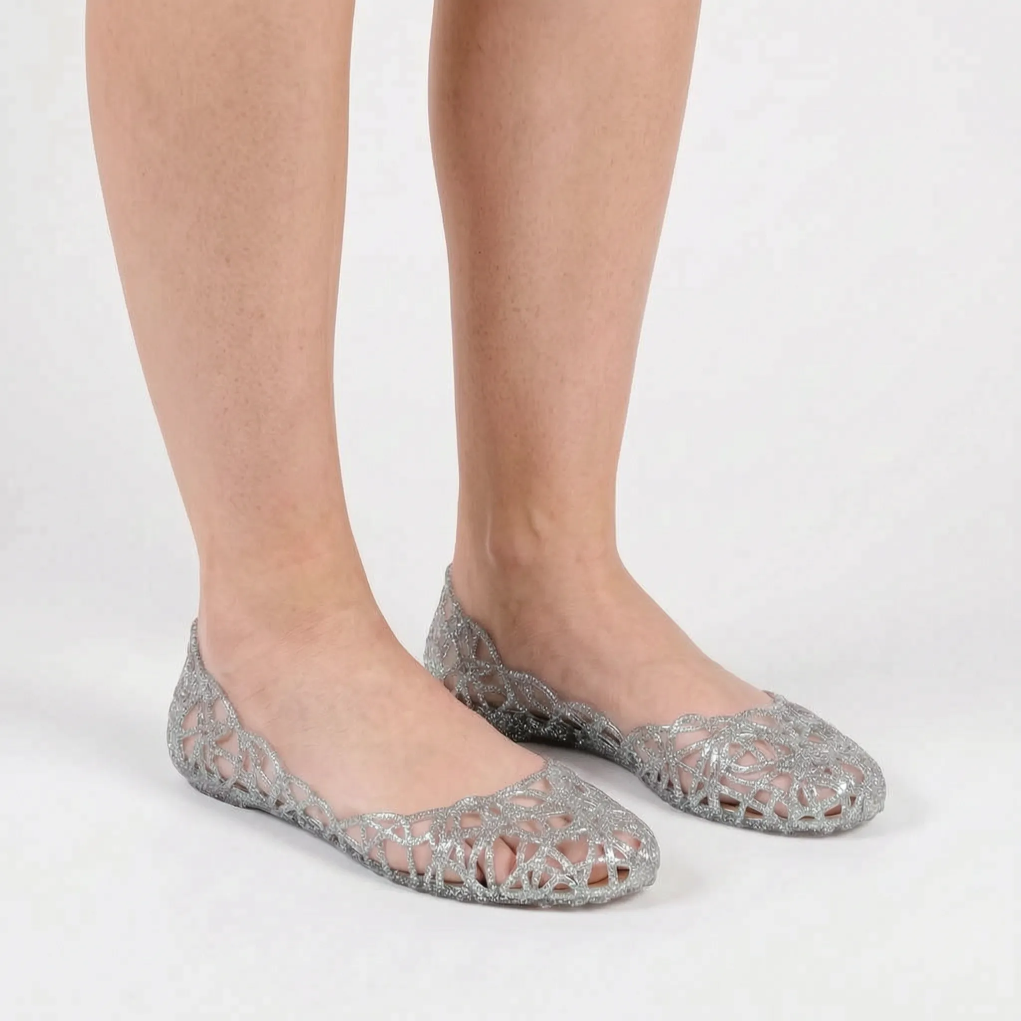 Nordspur | Jellies Flat Glitter Jelly Sandals