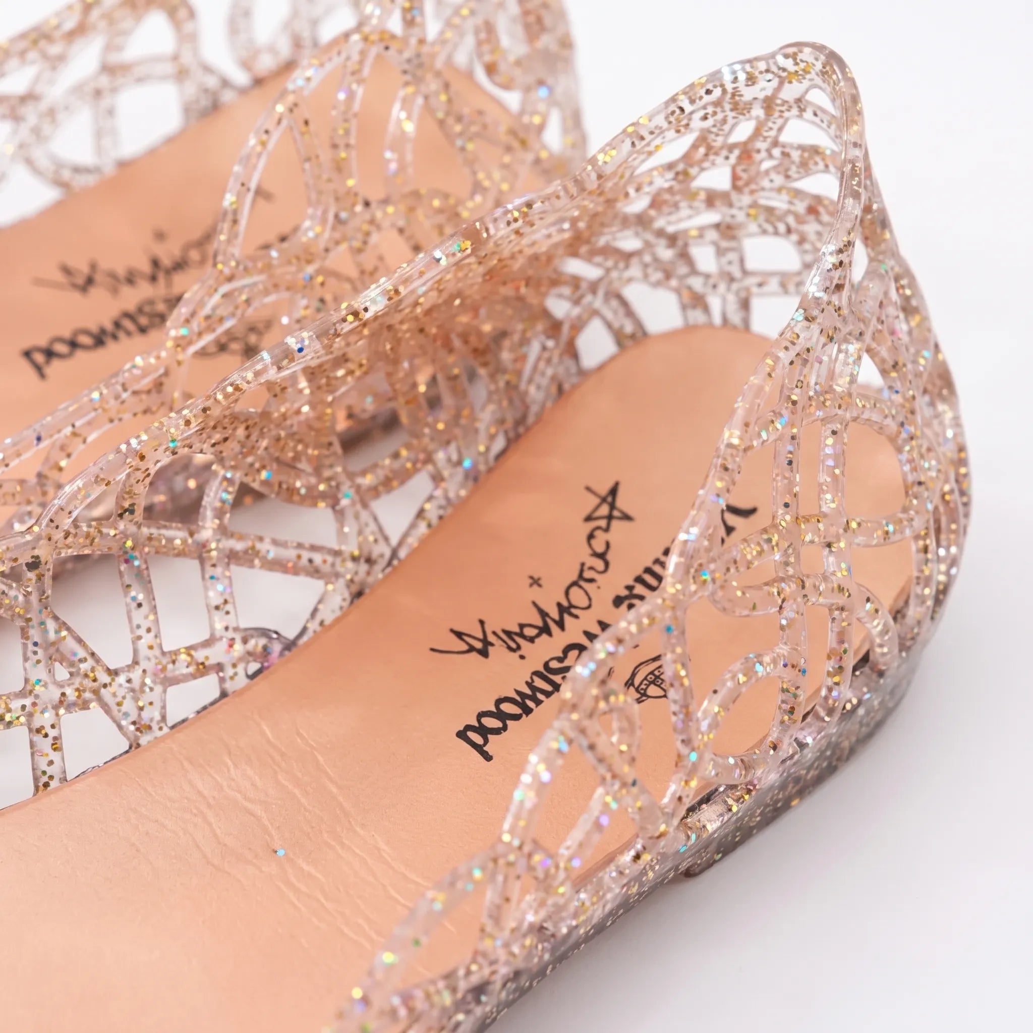 Nordspur | Jellies Flat Glitter Jelly Sandals