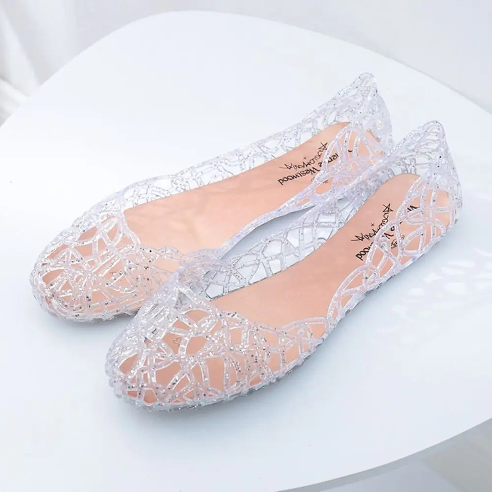 Nordspur | Jellies Flat Glitter Jelly Sandals