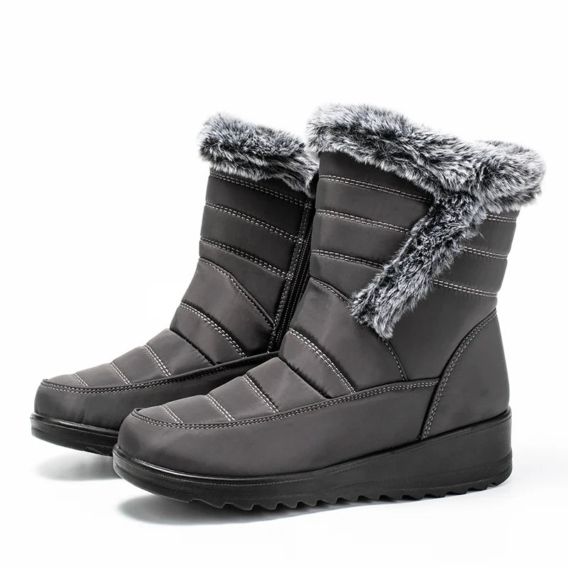 Nordspur | Keldora Quilted Ankle Snow Boots