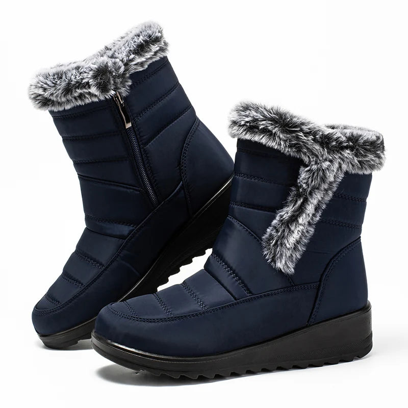 Nordspur | Keldora Quilted Ankle Snow Boots