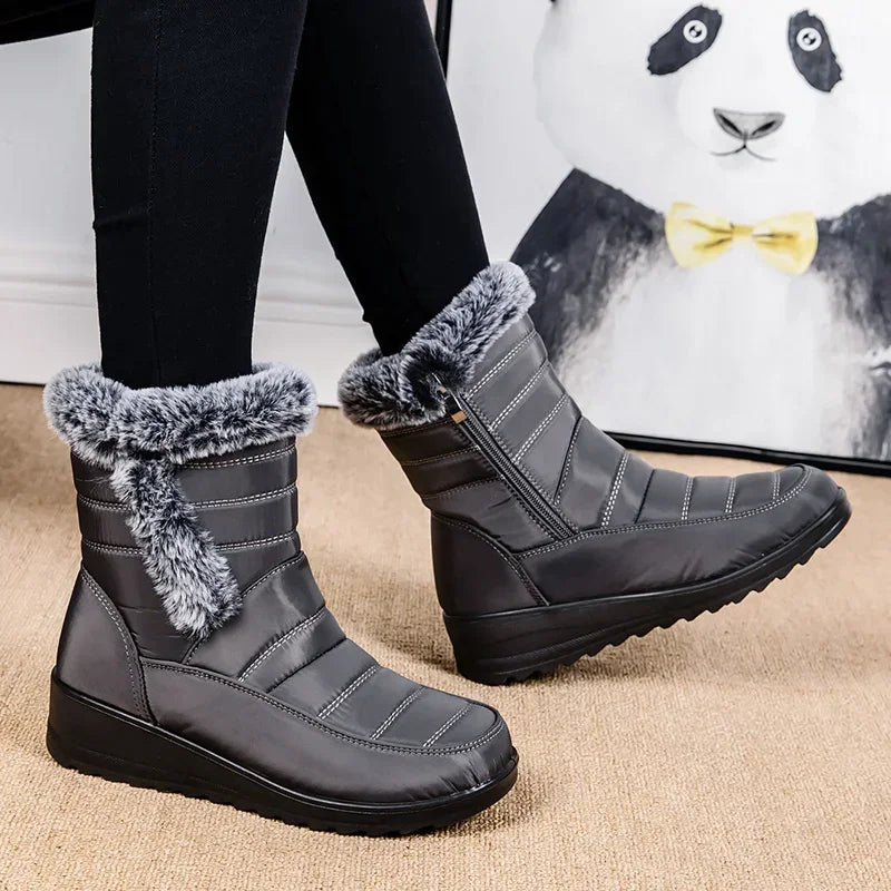 Nordspur | Keldora Quilted Ankle Snow Boots