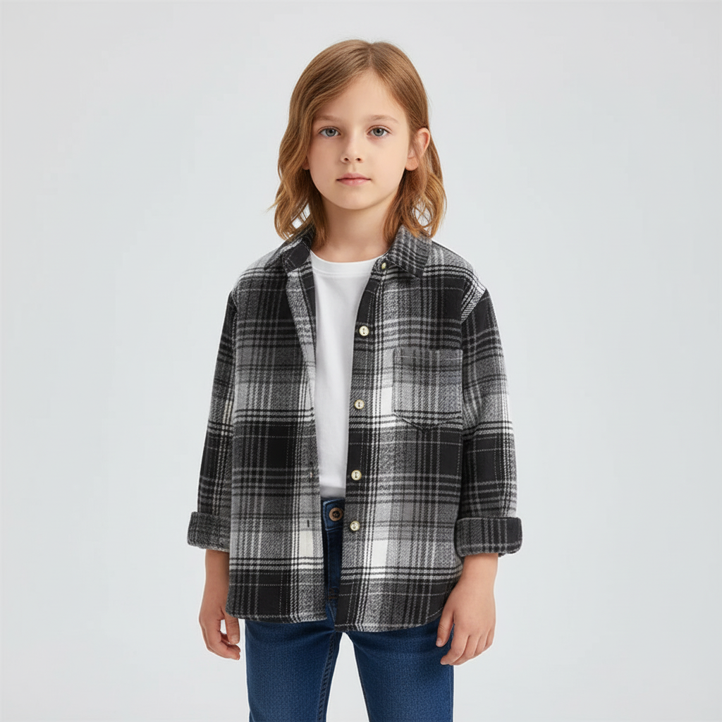Nordspur | Kids Long Sleeve Button Shirt