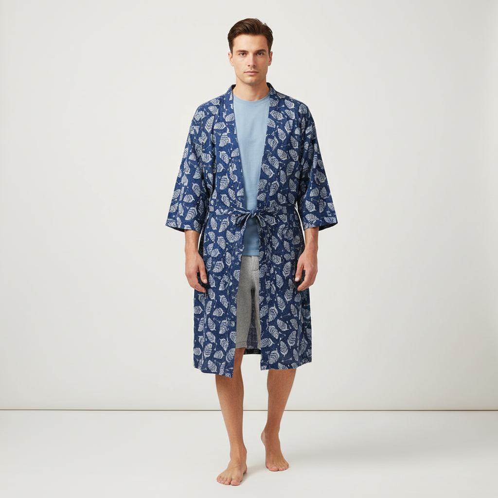 Nordspur | Kimonix Loose Hooded Robe With V Neck