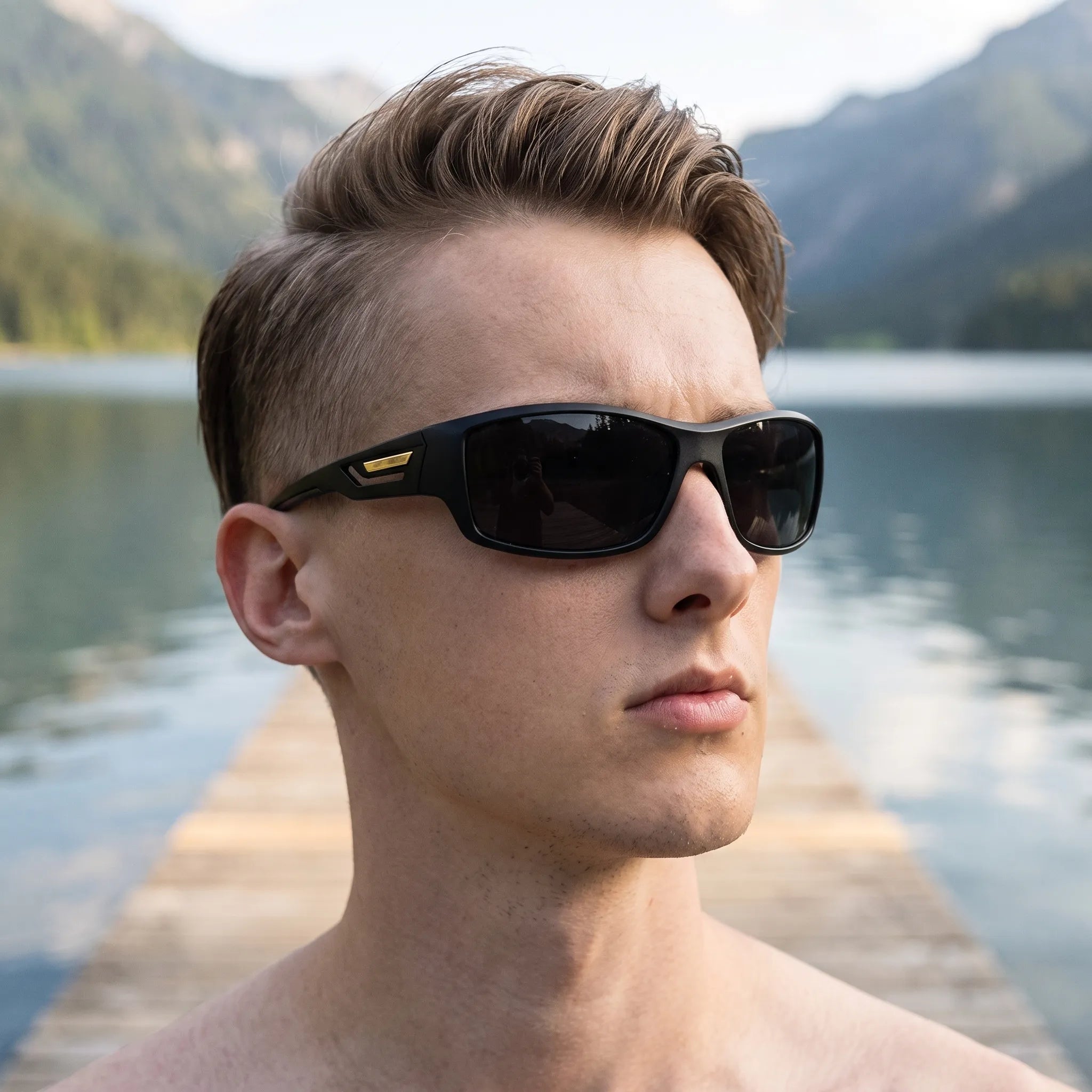 Nordspur | Klevor Wraparound Sports Polarized Sunglasses For Men