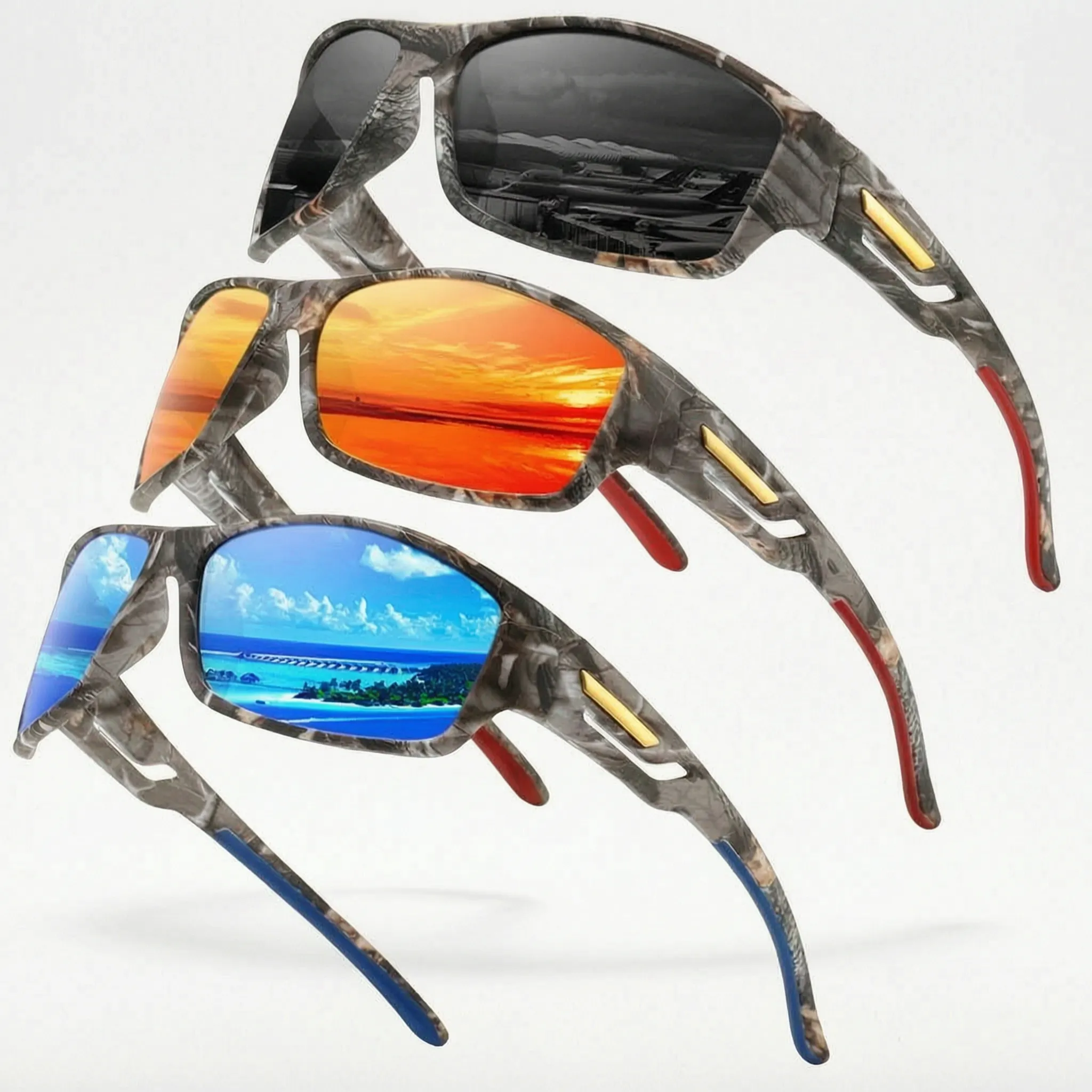 Nordspur | Klevor Wraparound Sports Polarized Sunglasses For Men