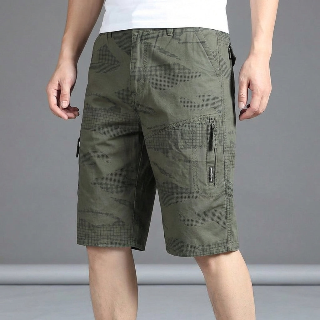 Nordspur | Knaver Loose Knee Length Cargo Shorts