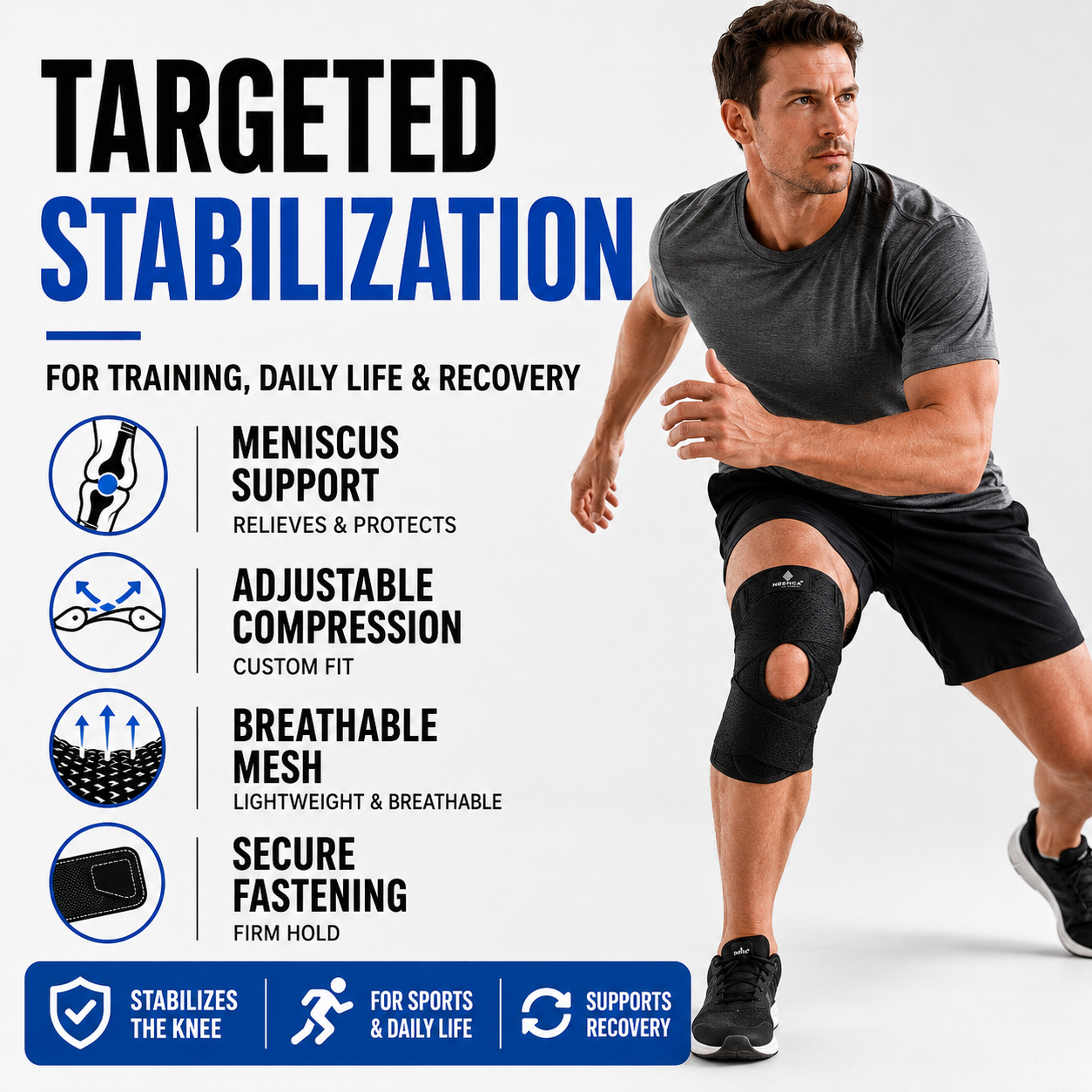 Nordspur | KnevoFix Adjustable Knee Support Brace